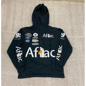 nascar Carl Edwards sweatshirt mens small black 2000s racing full zip
